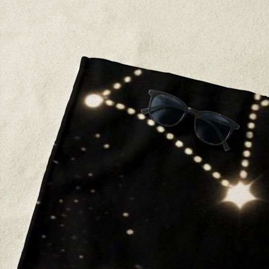 Zodiac Constellation Mustertuch Strandtuch (Beispiel)