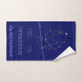 Zodiac Constellation Ophiuchus Badhandtuch Set (Handtuch)