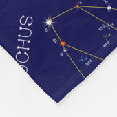 Zodiac Constellation Ophiuchus Fleecedecke (Ecke)