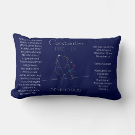 Zodiac Constellation Ophiuchus Funny Unique Lendenkissen
