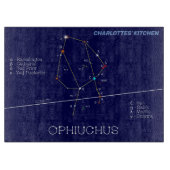 Zodiac Constellation Ophiuchus Schneidebrett (Vorderseite)