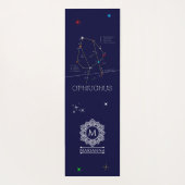 Zodiac Constellation Ophiuchus Yogamatte (Rückseite)