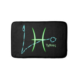 Zodiac Constellation Pisces Bath Mat Badematte