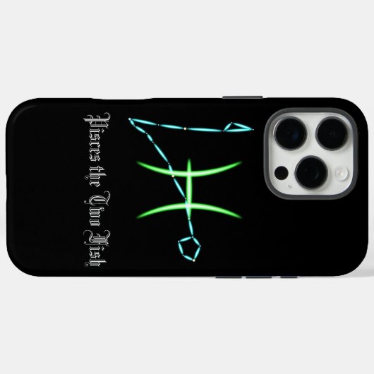 Zodiac Constellation Pisces Case-Mate iPhone Fall Hülle (Rückseite (Horizontal))