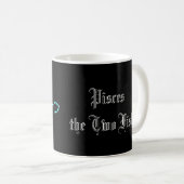 Zodiac Constellation Pisces Coffee Tasse (VorderseiteRechts)