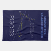 Zodiac Constellation Pisces Geschirrtuch (Horizontal)