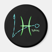 Zodiac Constellation Pisces Magnet (Vorne)