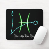 Zodiac Constellation Pisces Mouse Pad Mousepad (Mit Mouse)