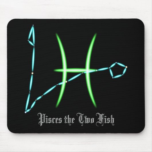 Zodiac Constellation Pisces Mouse Pad Mousepad (Vorne)