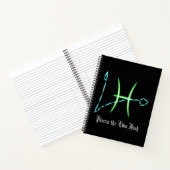 Zodiac Constellation Pisces-Notebook Notizblock (Innenseite)