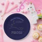 Zodiac Constellation Pisces Pappteller (Party)