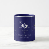 Zodiac Constellation Pisces Tasse (Zentrum)