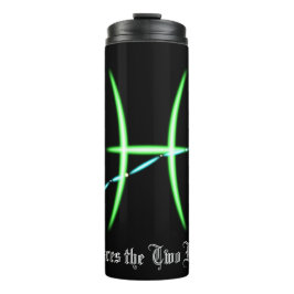 Zodiac Constellation Pisces Thermal Tumbler Thermosbecher