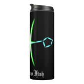 Zodiac Constellation Pisces Thermal Tumbler Thermosbecher (Nach rechts gedreht)