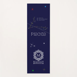 Zodiac Constellation Pisces Yogamatte