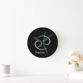 Zodiac Constellation Runde Wanduhr (Zuhause)