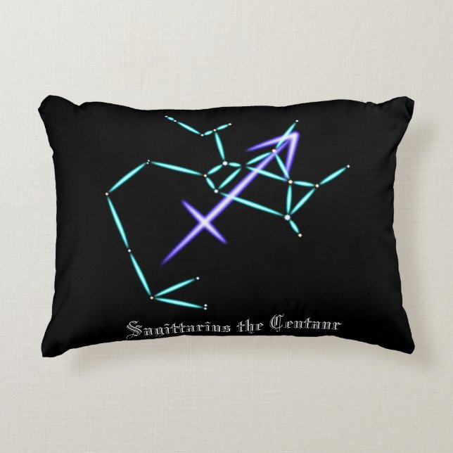 Zodiac Constellation Sagittarius Accent Pillow Dekokissen (Vorderseite)