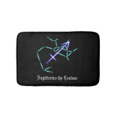 Zodiac Constellation Sagittarius Bath Mat Badematte (Vorderseite)
