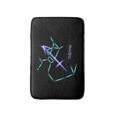 Zodiac Constellation Sagittarius Bath Mat Badematte (Vorderseite Vertikal)