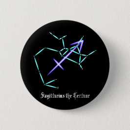 Zodiac Constellation Sagittarius Button