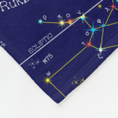 Zodiac Constellation Sagittarius Fleecedecke (Ecke)