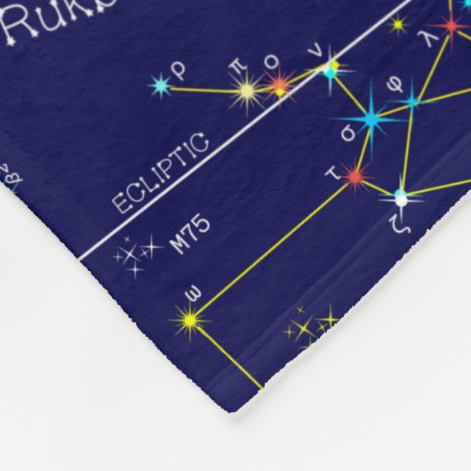 Zodiac Constellation Sagittarius Fleecedecke (Ecke)