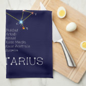 Zodiac Constellation Sagittarius Geschirrtuch (Viertel Falte)