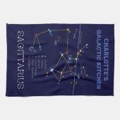 Zodiac Constellation Sagittarius Geschirrtuch (Horizontal)