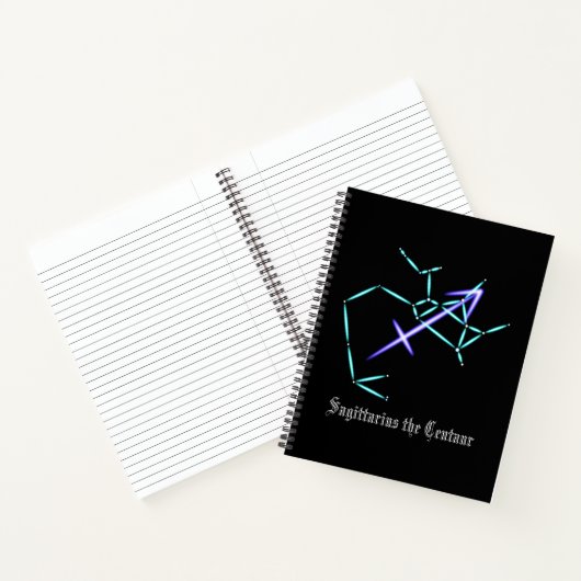 Zodiac Constellation Sagittarius Notebook Notizblock (Innenseite)