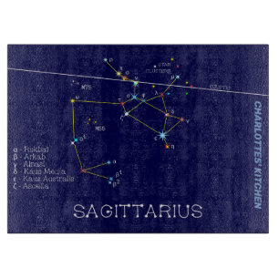 Zodiac Constellation Sagittarius Schneidebrett