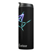 Zodiac Constellation Sagittarius Thermal Tumbler Thermosbecher (Nach rechts gedreht)