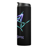 Zodiac Constellation Sagittarius Thermal Tumbler Thermosbecher (Nach rechts gedreht)