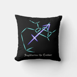 Zodiac Constellation Sagittarius Throw Kissen