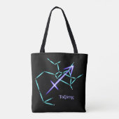 Zodiac Constellation Sagittarius Tote Bag Tasche (Rückseite)