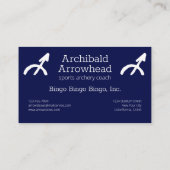 Zodiac Constellation Sagittarius Visitenkarte (Rückseite)