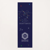 Zodiac Constellation Sagittarius Yogamatte (Vorderseite)