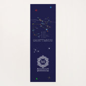 Zodiac Constellation Sagittarius Yogamatte (Rückseite)