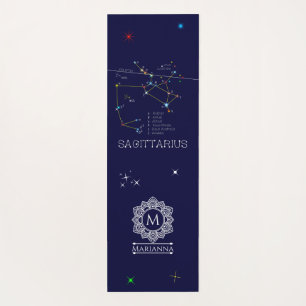 Zodiac Constellation Sagittarius Yogamatte