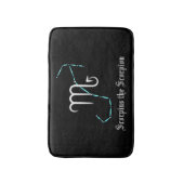 Zodiac Constellation Scorpio Bath Mat Badematte (Vorderseite Vertikal)