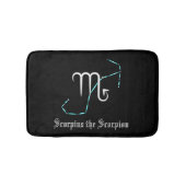 Zodiac Constellation Scorpio Bath Mat Badematte (Vorderseite)