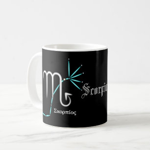 Zodiac Constellation Scorpio Kaffee Tasse