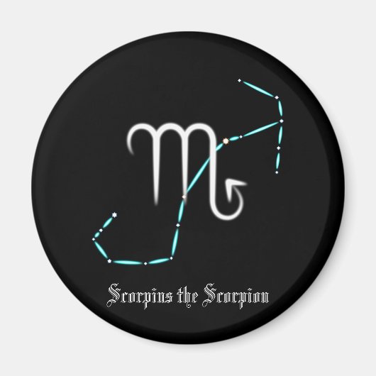 Zodiac Constellation Scorpio Magnet (Vorne)
