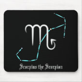 Zodiac Constellation Scorpio Mouse Pad Mousepad (Vorne)