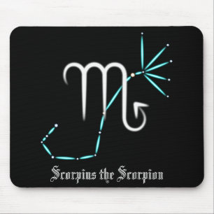Zodiac Constellation Scorpio Mouse Pad Mousepad