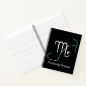 Zodiac Constellation Scorpio-Notebook Notizblock (Innenseite)