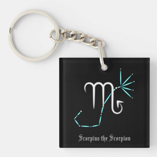 Zodiac Constellation Scorpio Schlüsselanhänger (Vorderseite)