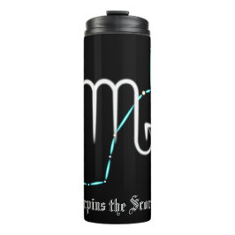 Zodiac Constellation Scorpio Thermal Tumbler Thermosbecher