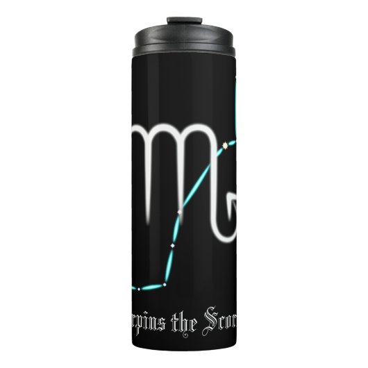Zodiac Constellation Scorpio Thermal Tumbler Thermosbecher (Vorderseite)