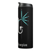 Zodiac Constellation Scorpio Thermal Tumbler Thermosbecher (Nach rechts gedreht)