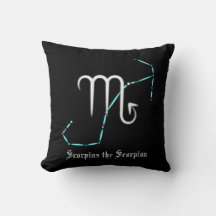 Zodiac Constellation Scorpio Throw Kissen